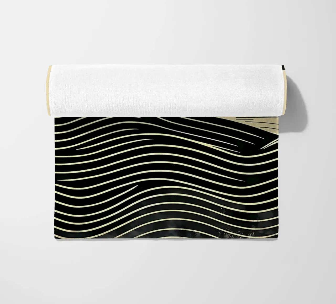 Sunset Waves beach towel by James M Coyle