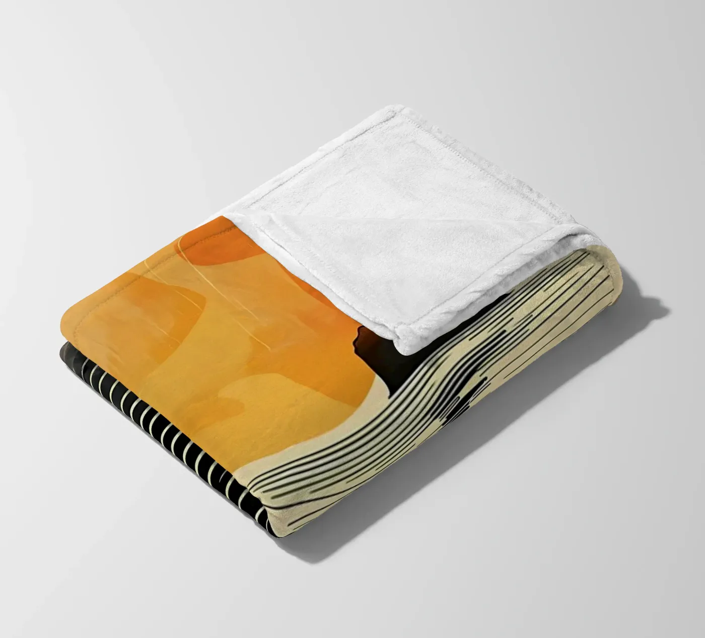 Sunset Waves fleece blanket by James M Coyle