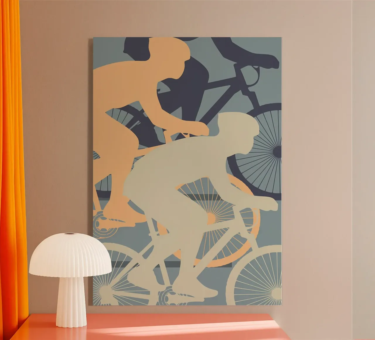 Sagome di ciclisti plexiglass da Albert S Jacob