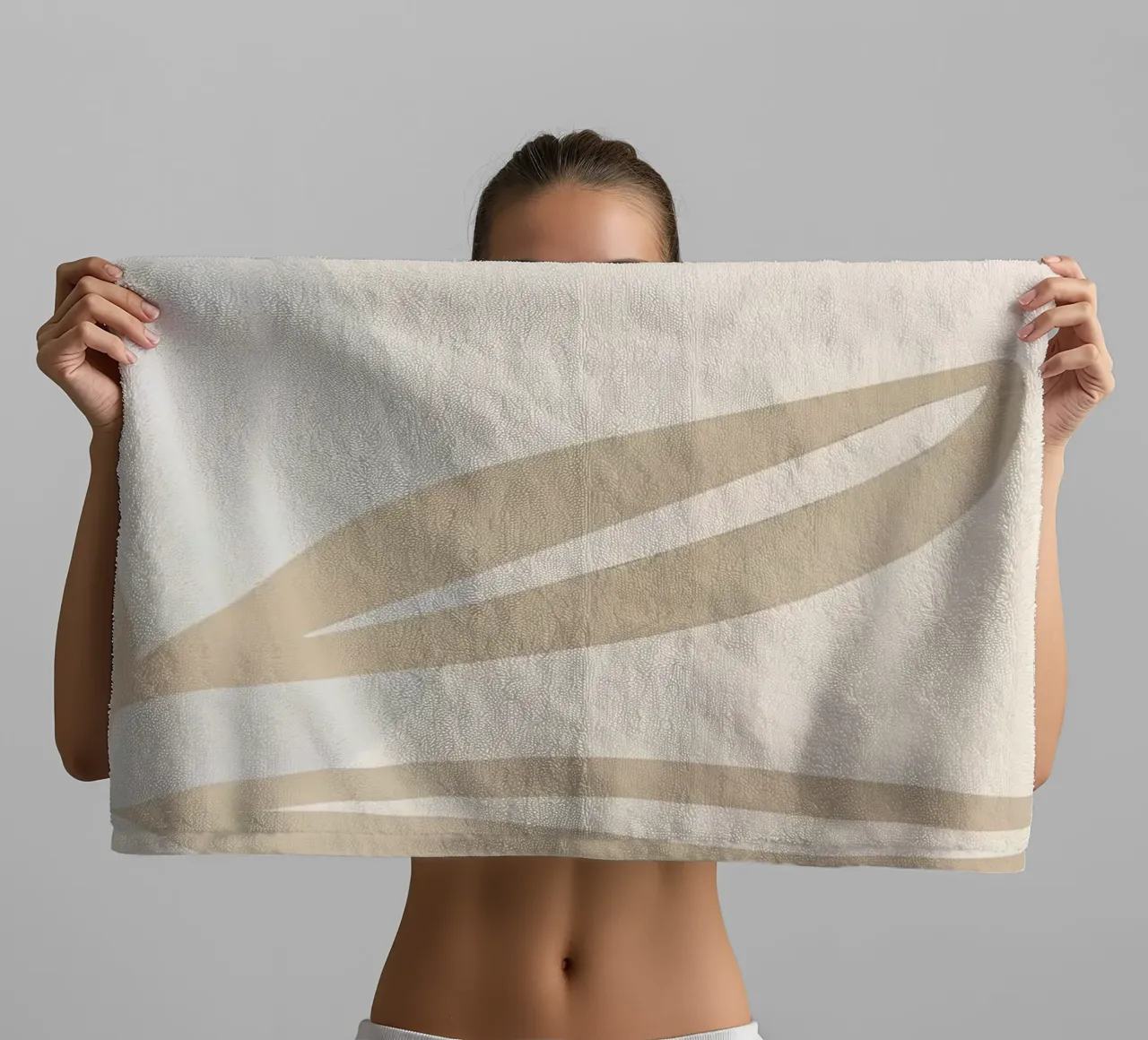 Tropical botanical 27B towel by Rebecca Clark Wyrick