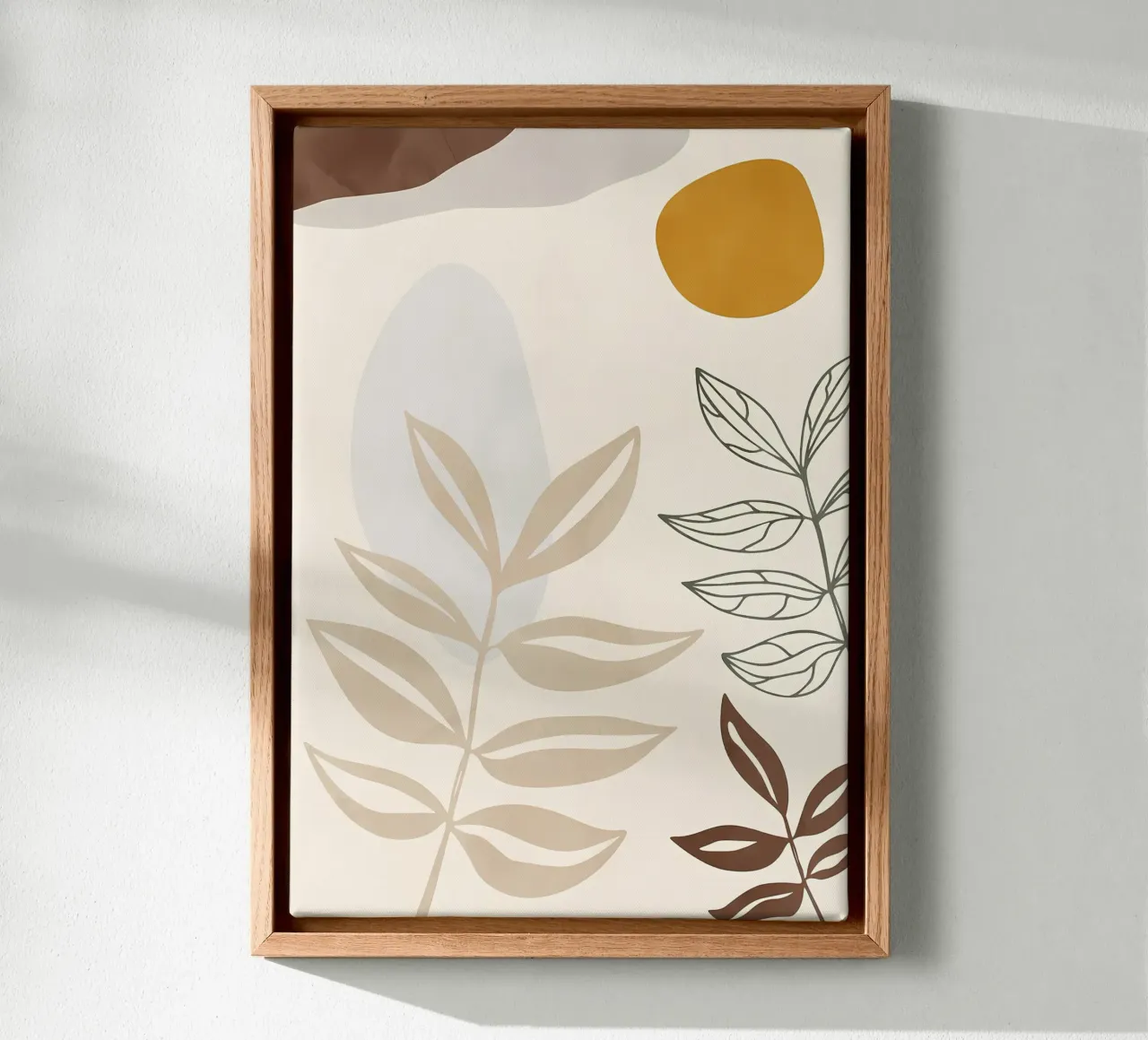 Tropical botanical 27B canvas by Rebecca Clark Wyrick