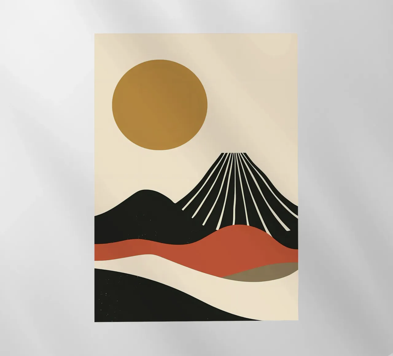 Paesaggio astratto del Fuji pellicola backlit da James M Coyle