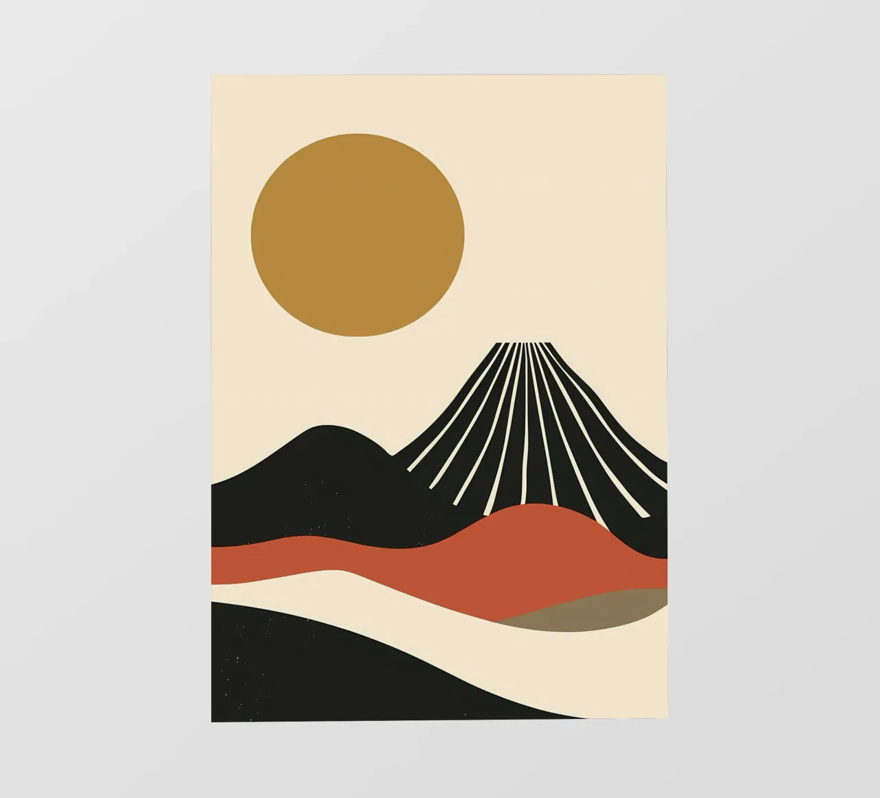 Paesaggio astratto del Fuji pellicola backlit da James M Coyle