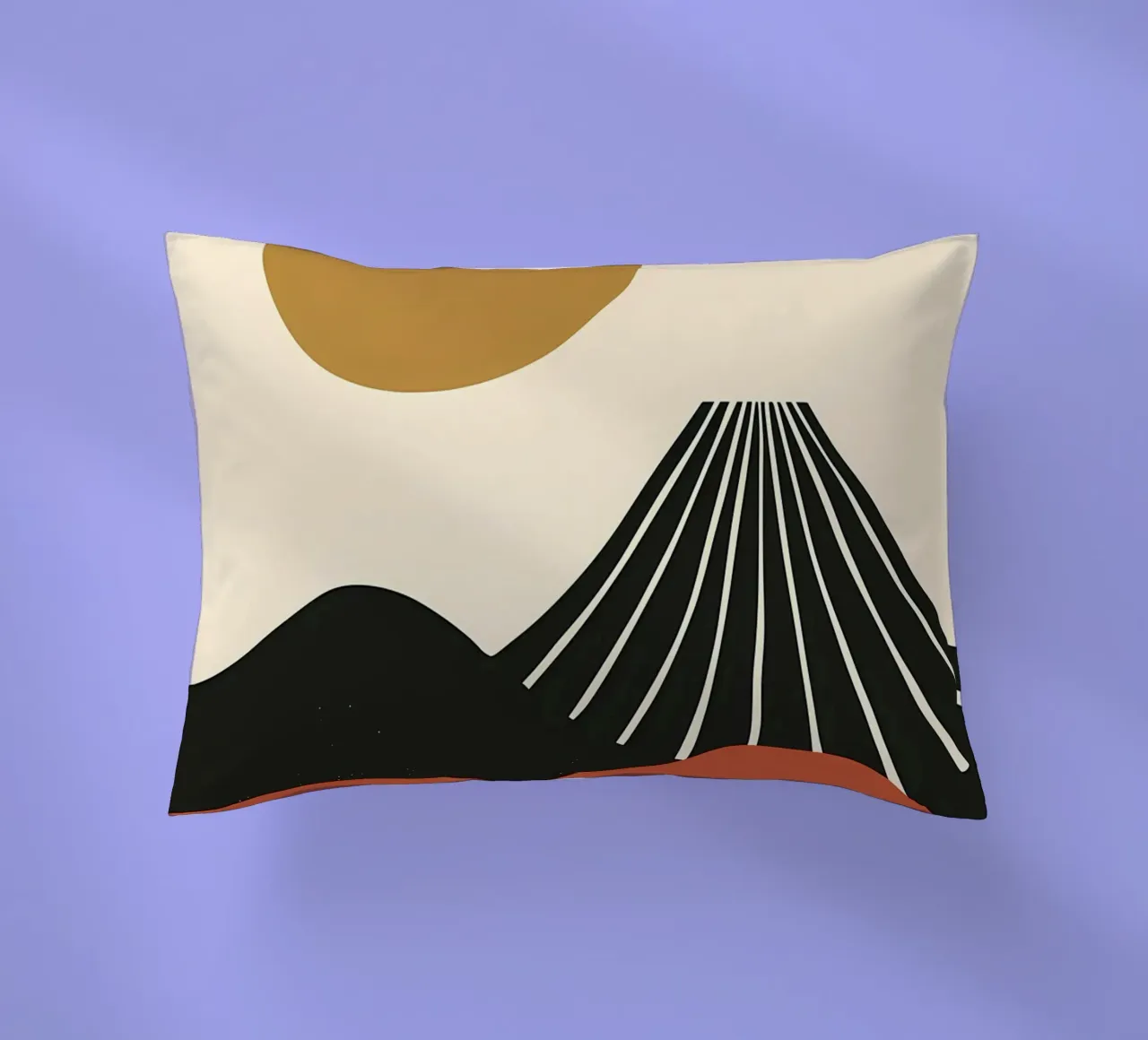 Abstract Fuji landschap kussen van James M Coyle