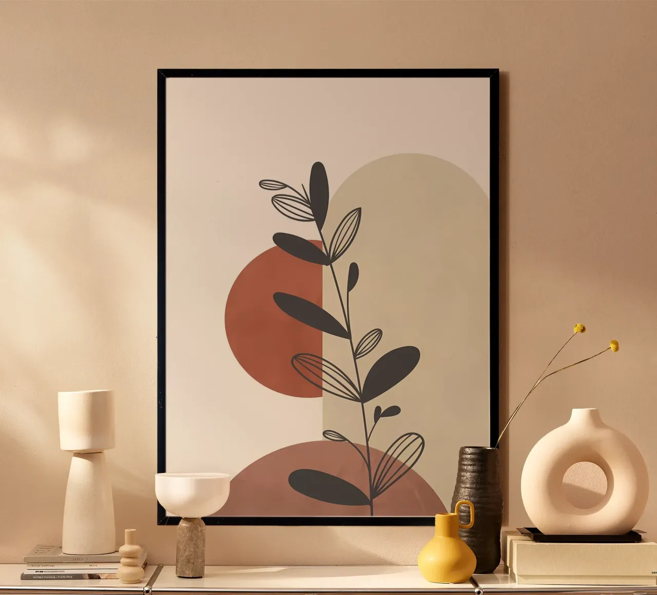Modern botanisch kunstwerk hahnemühle van Rebecca Clark Wyrick