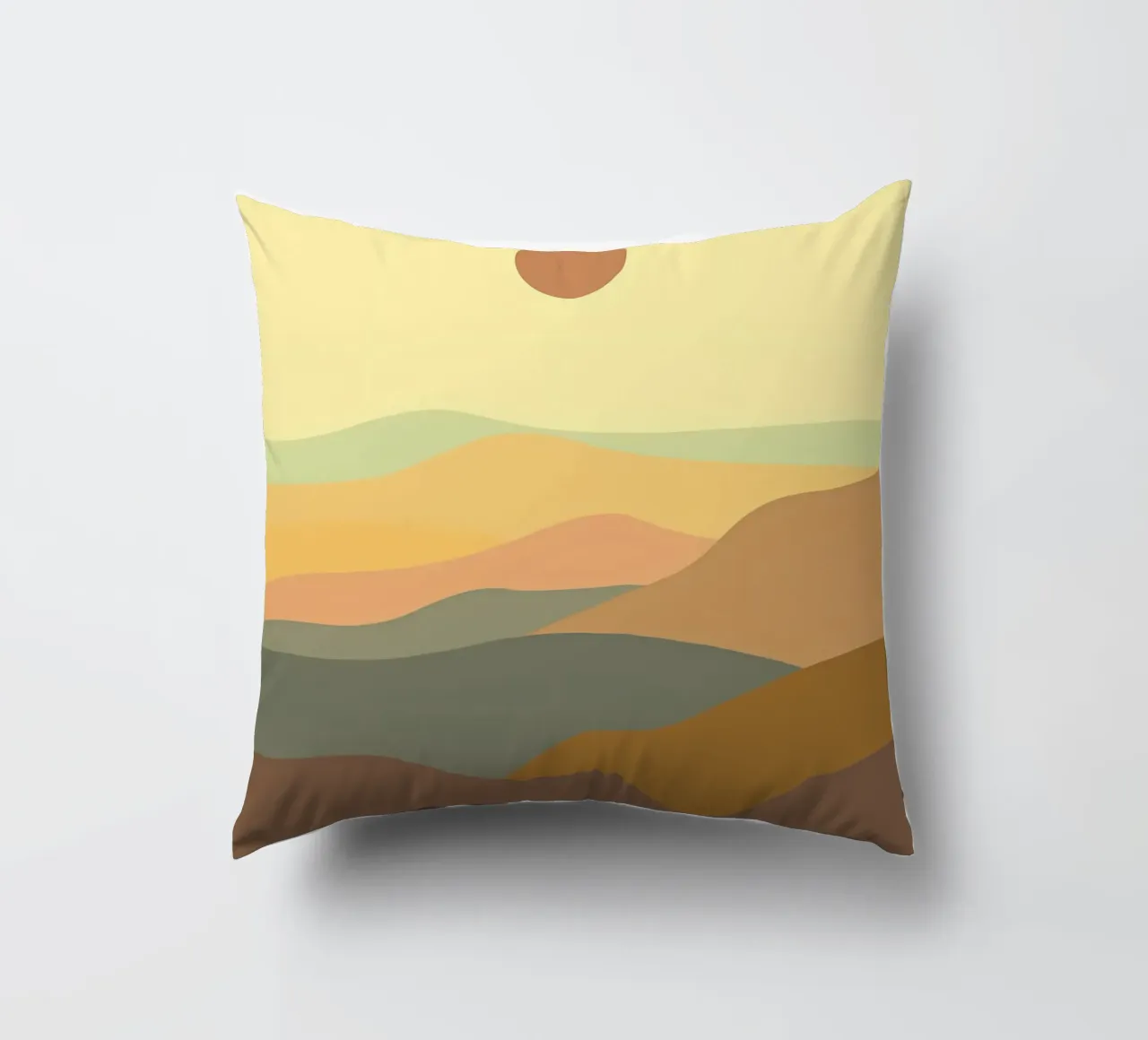 paesaggio boho3 cuscino da James M Coyle