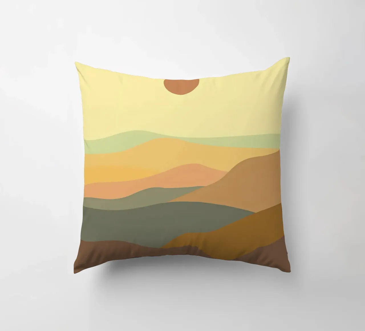 paesaggio boho3 cuscino da James M Coyle