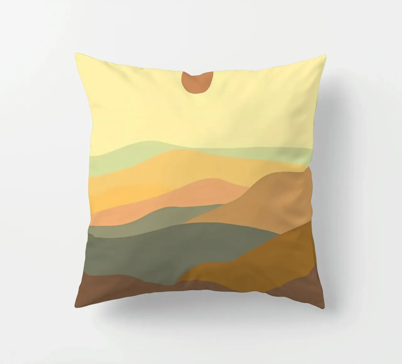 paesaggio boho3 cuscino da James M Coyle