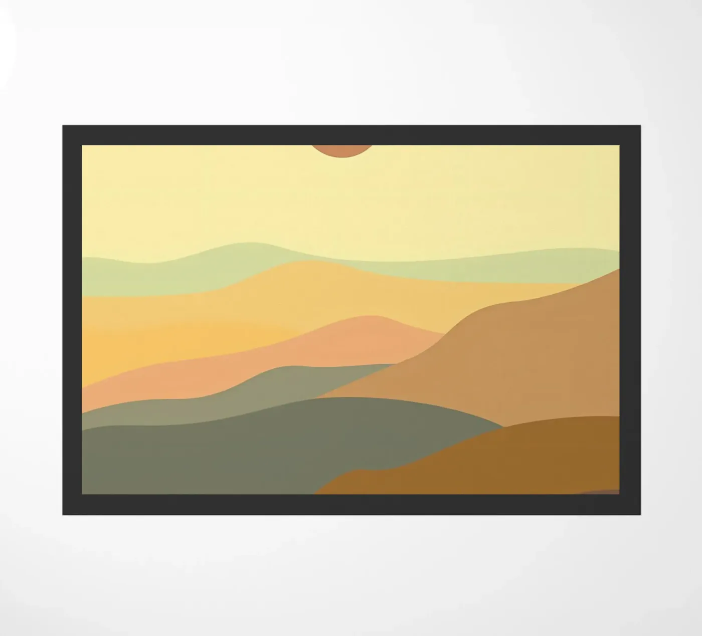 boho landscape3 doormat by James M Coyle