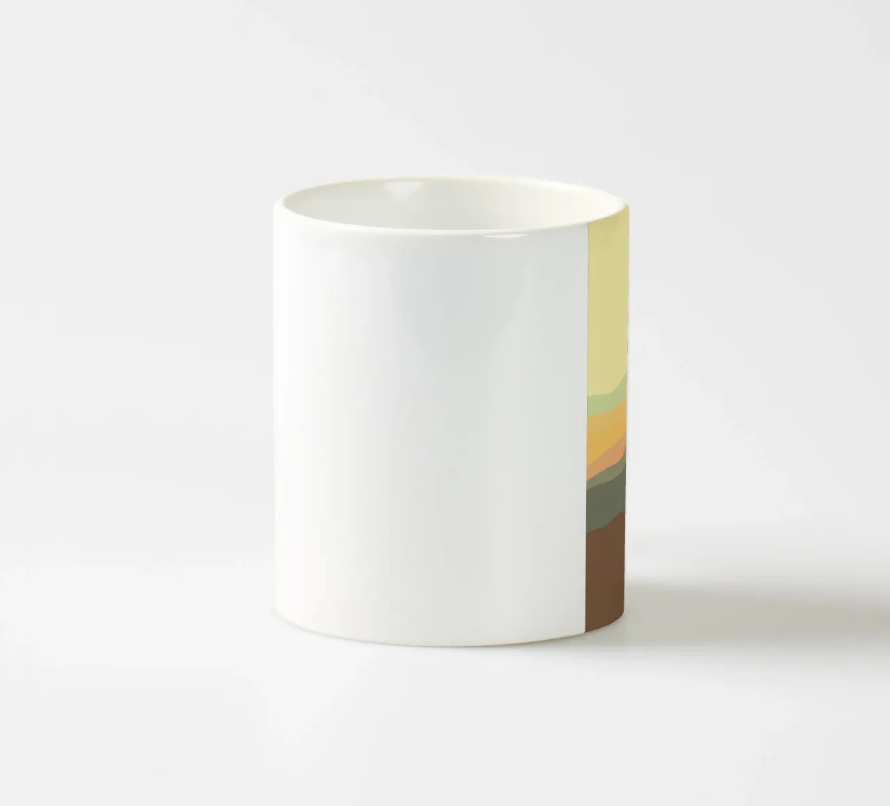 paesaggio boho3 tazza in ceramica da James M Coyle