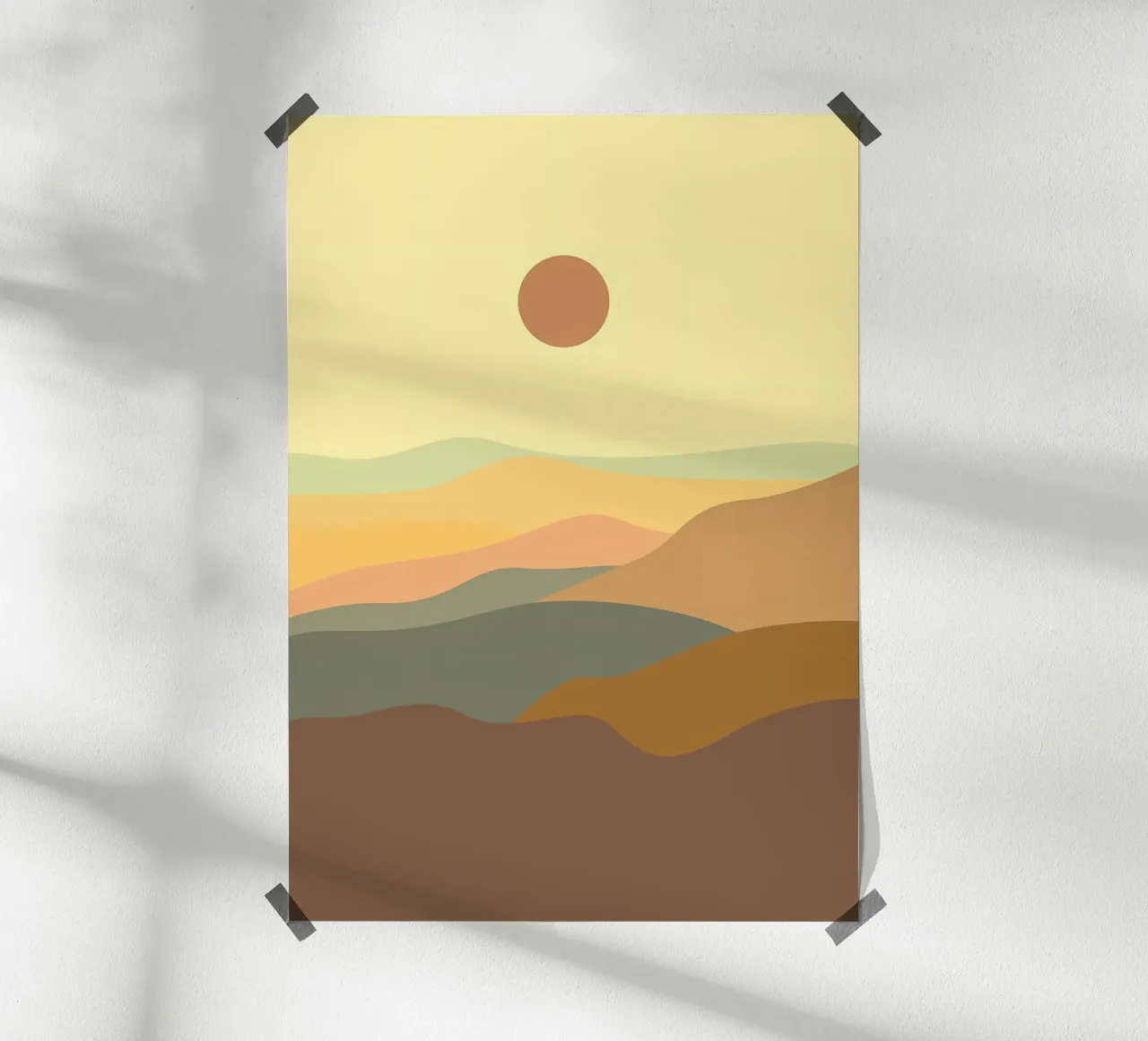 paysage boho3 poster de James M Coyle
