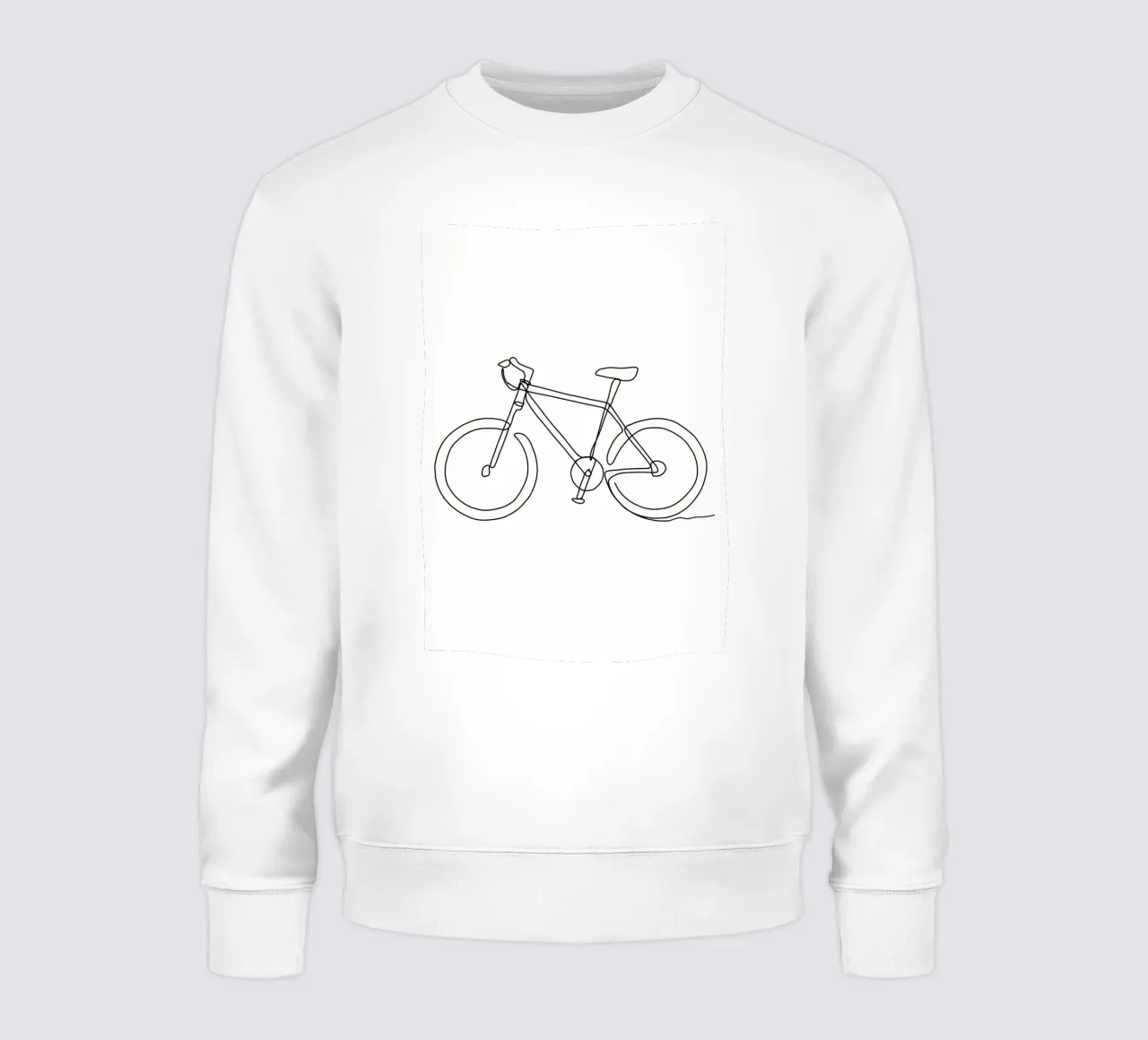 One Line MTB Sweatshirt von Albert S Jacob