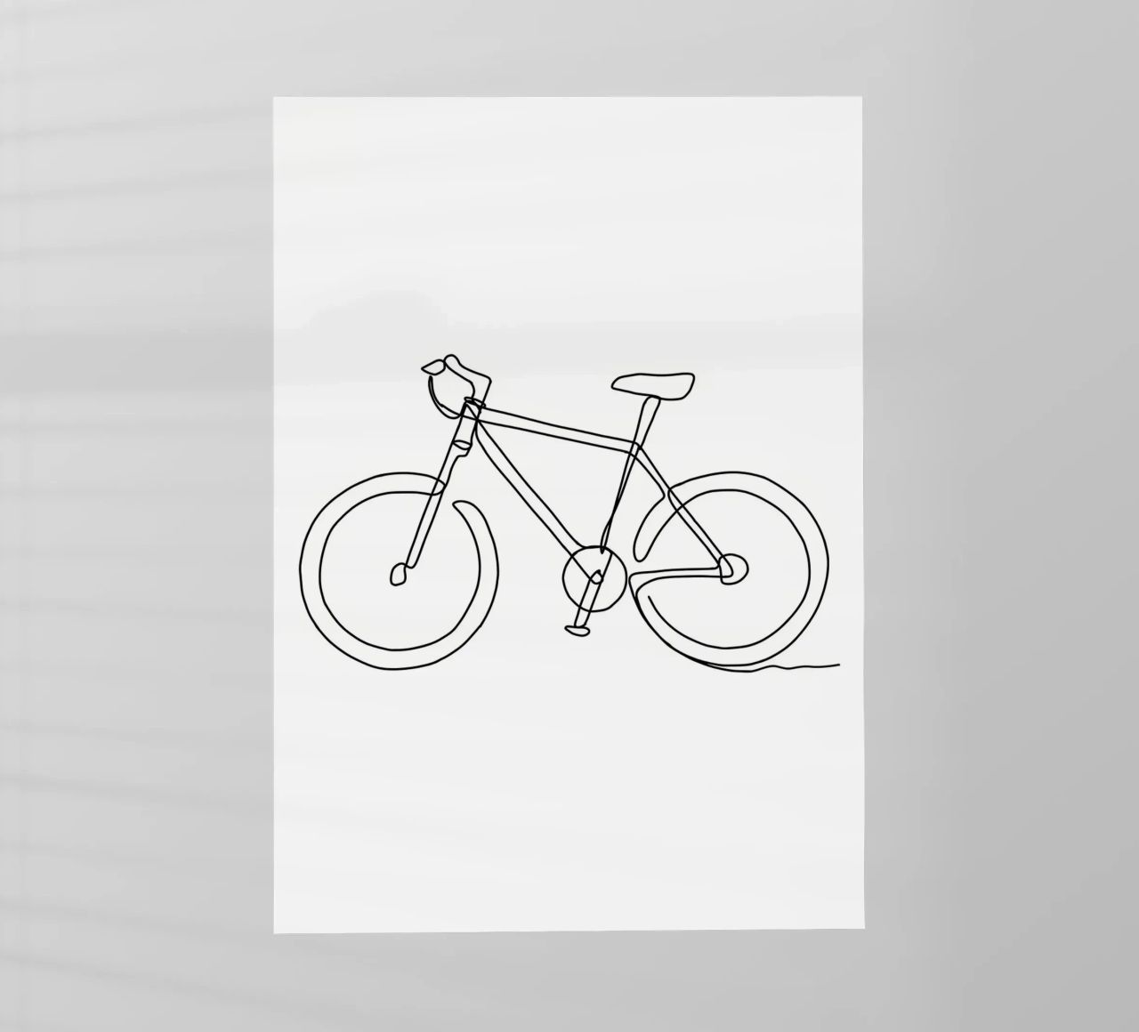 Una linea MTB pellicola backlit da Albert S Jacob