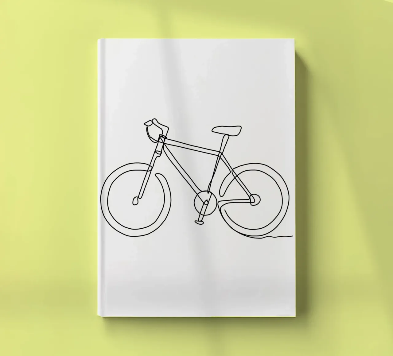 One Line MTB notebook by Albert S Jacob
