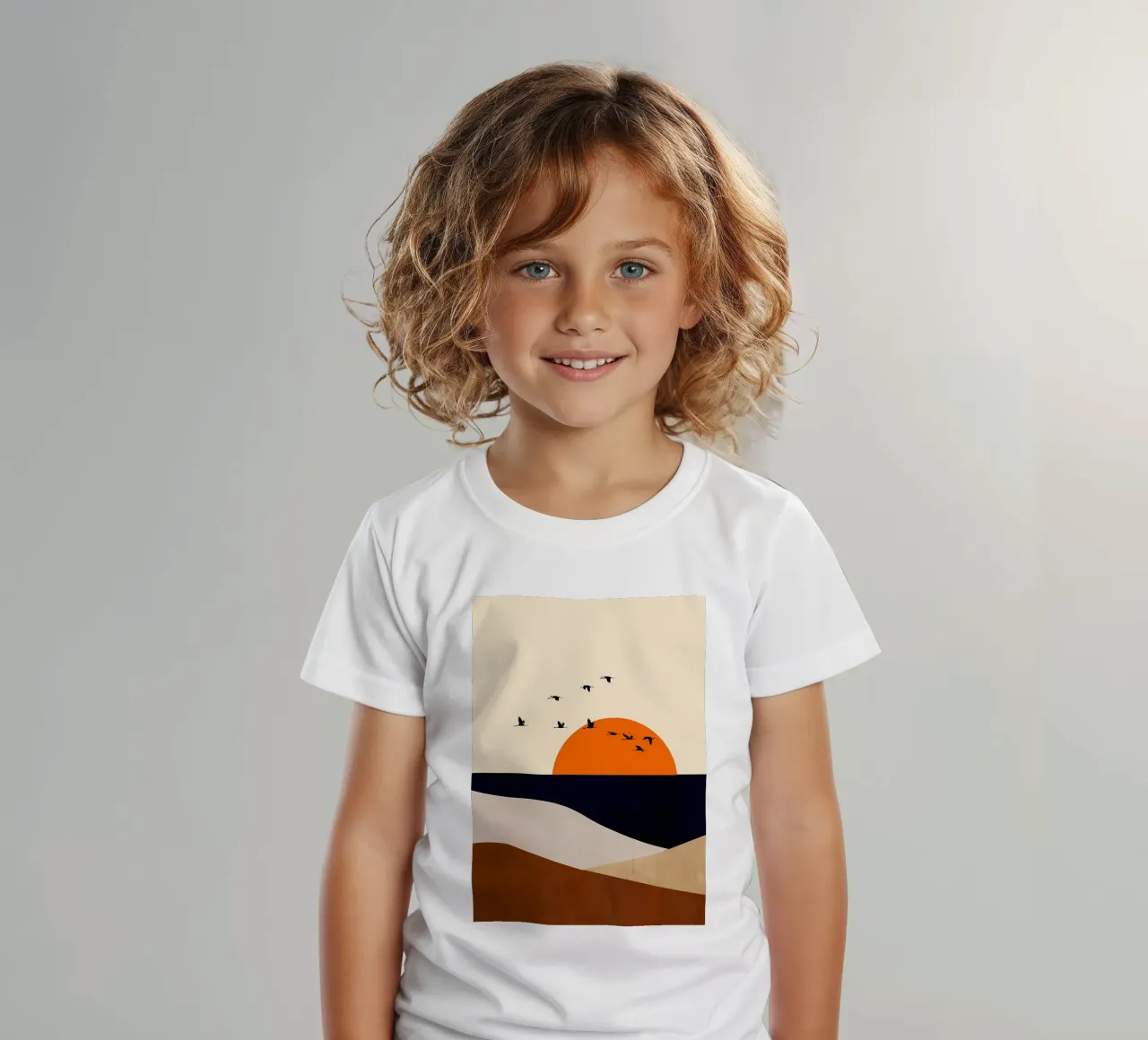 Abstrakte Landschaft 6 Kinder T-Shirt von James M Coyle