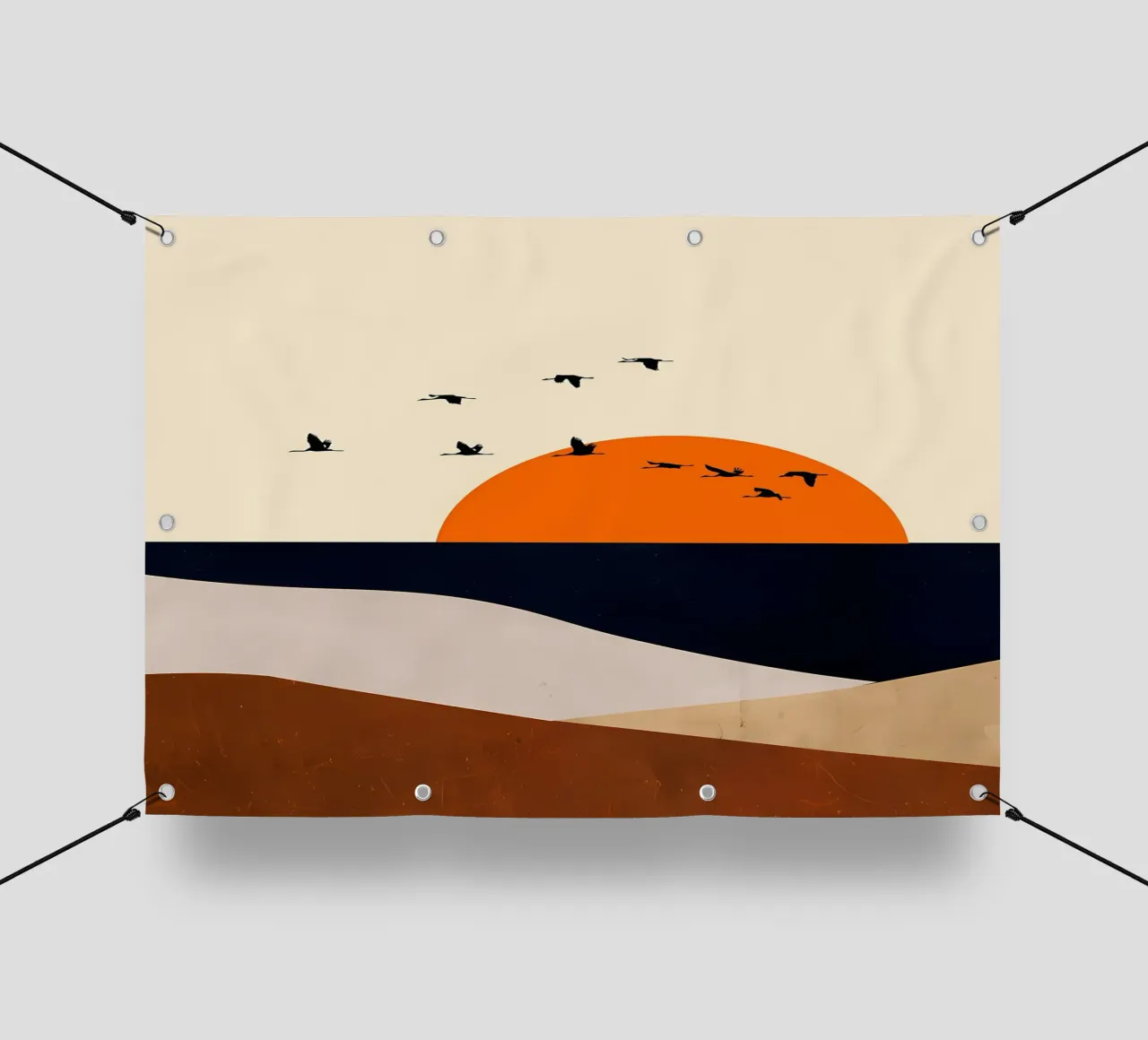 Abstract Landscape 6 pvc cover by James M Coyle