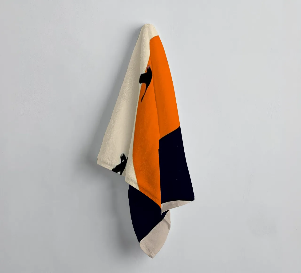 Abstract landschap 6 badhanddoek van James M Coyle