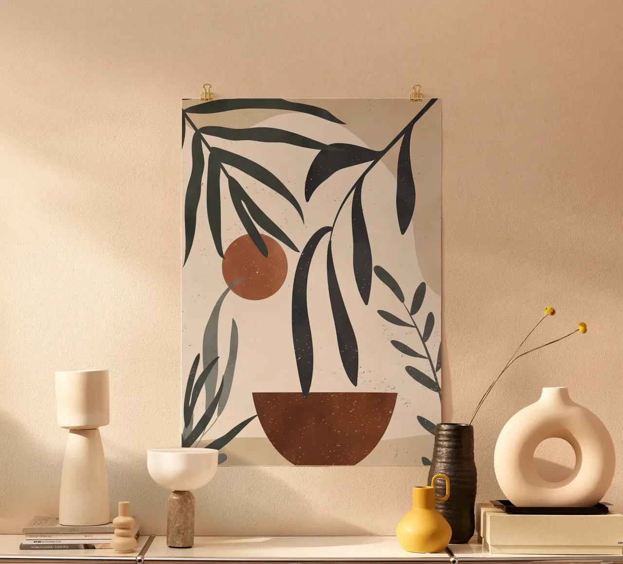 TROPICAL BOTANIC 47B poster by Rebecca Clark Wyrick