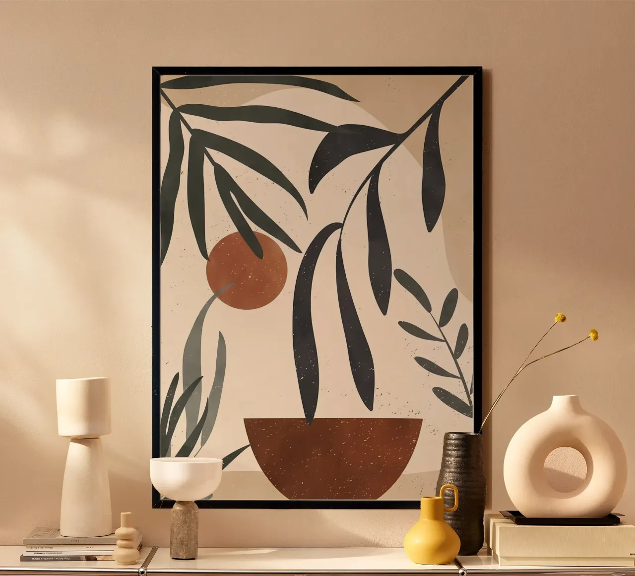 TROPICAL BOTANIC 47B poster by Rebecca Clark Wyrick