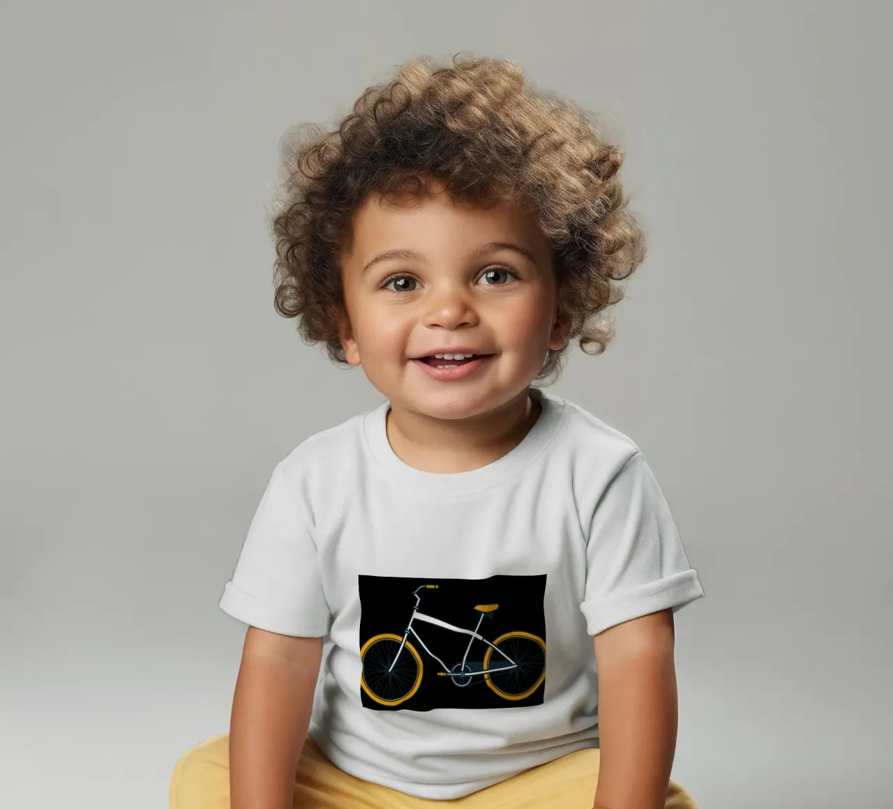 Fiets mountainbike weg baby t-shirt van Albert S Jacob