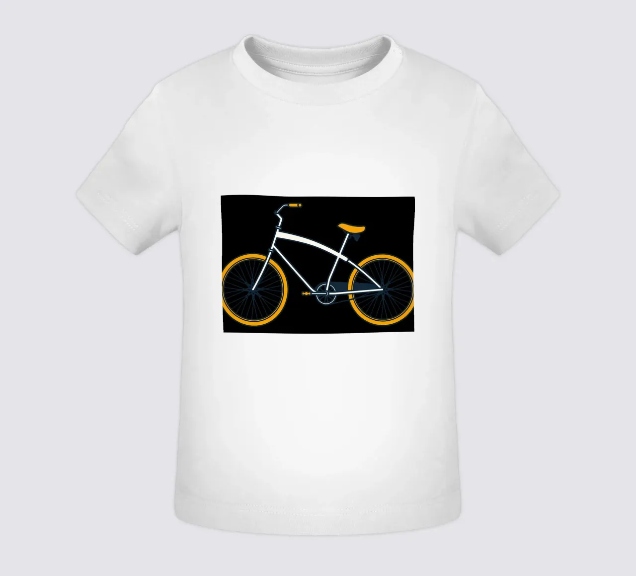 Fiets mountainbike weg baby t-shirt van Albert S Jacob
