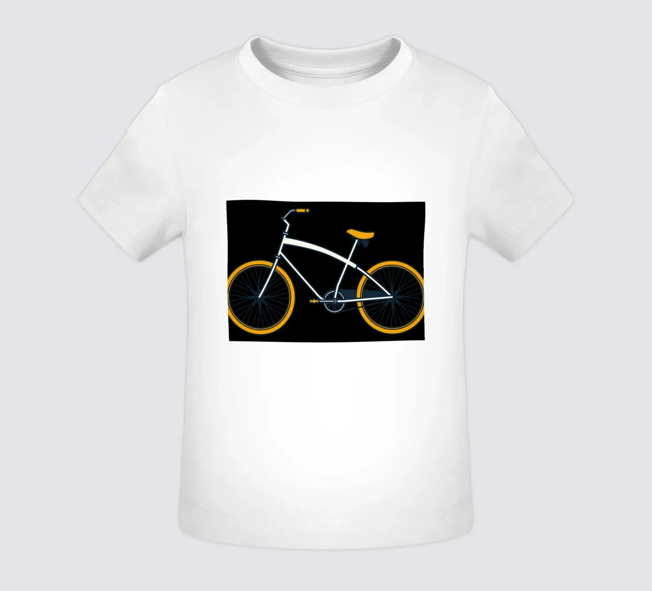 Fiets mountainbike weg baby t-shirt van Albert S Jacob