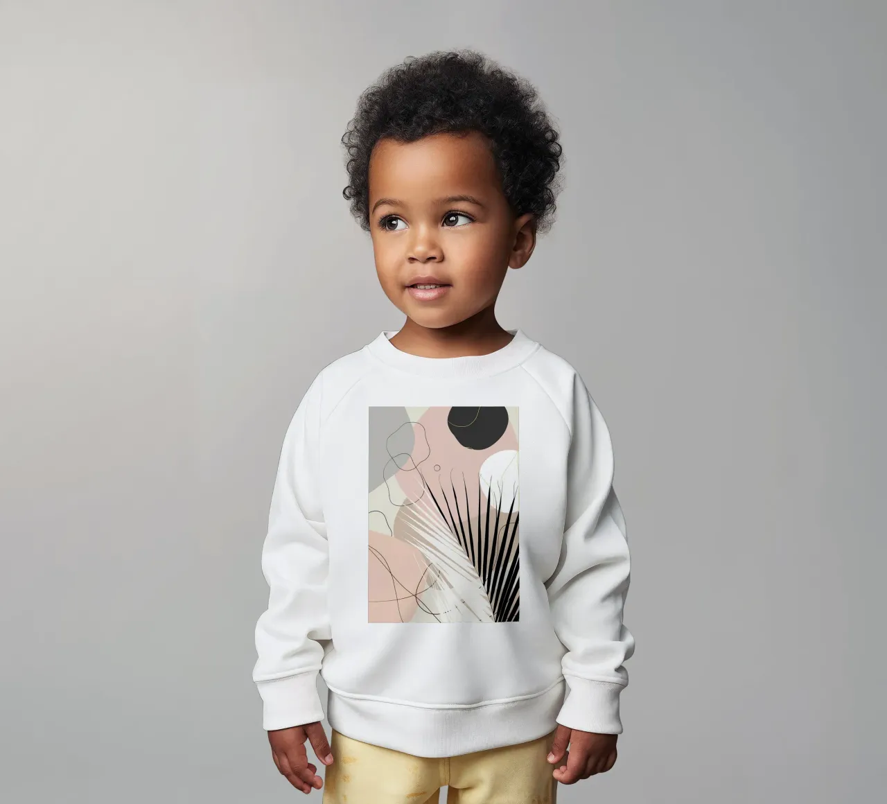 Minimo Yin Yang Palm 1 felpa neonato da Rebecca Clark Wyrick