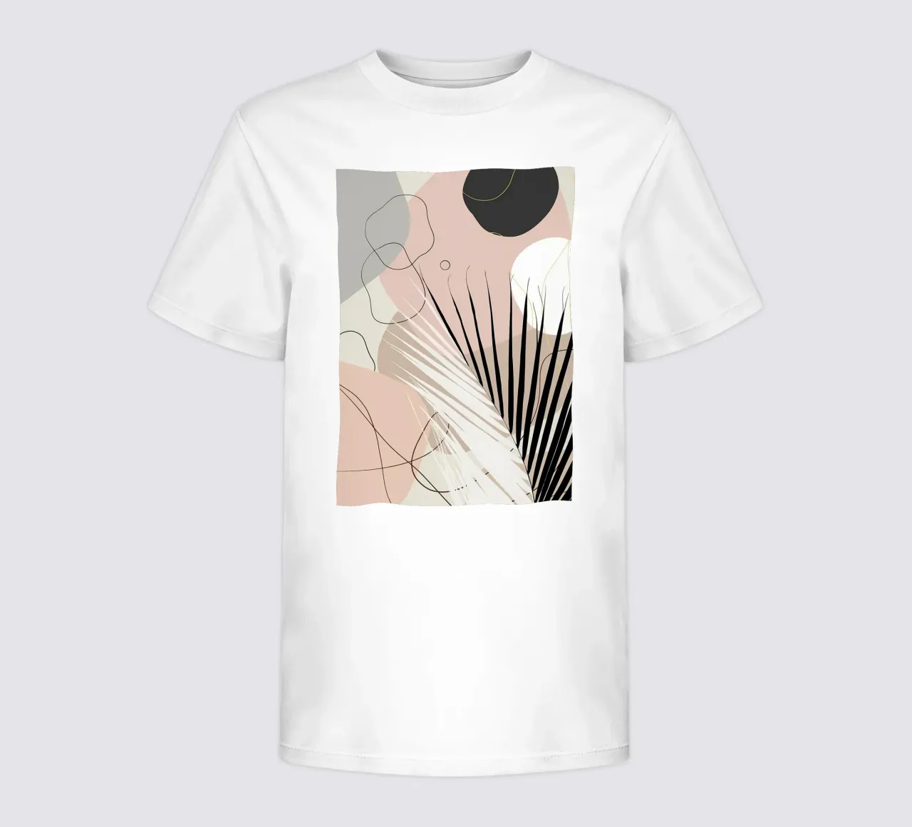 Minimo Yin Yang Palm 1 t-shirt bambini da Rebecca Clark Wyrick