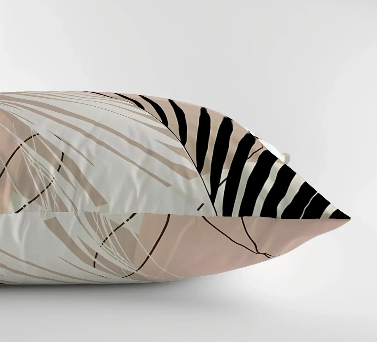 Minimo Yin Yang Palm 1 cuscino da Rebecca Clark Wyrick