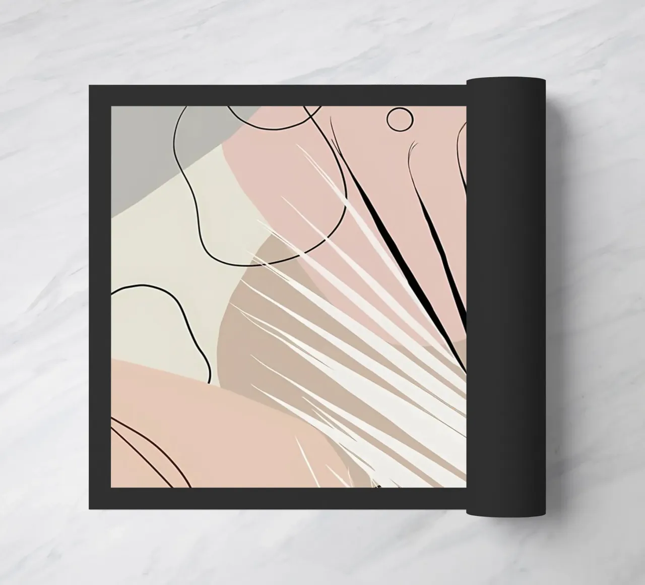 Minimo Yin Yang Palm 1 zerbino da Rebecca Clark Wyrick