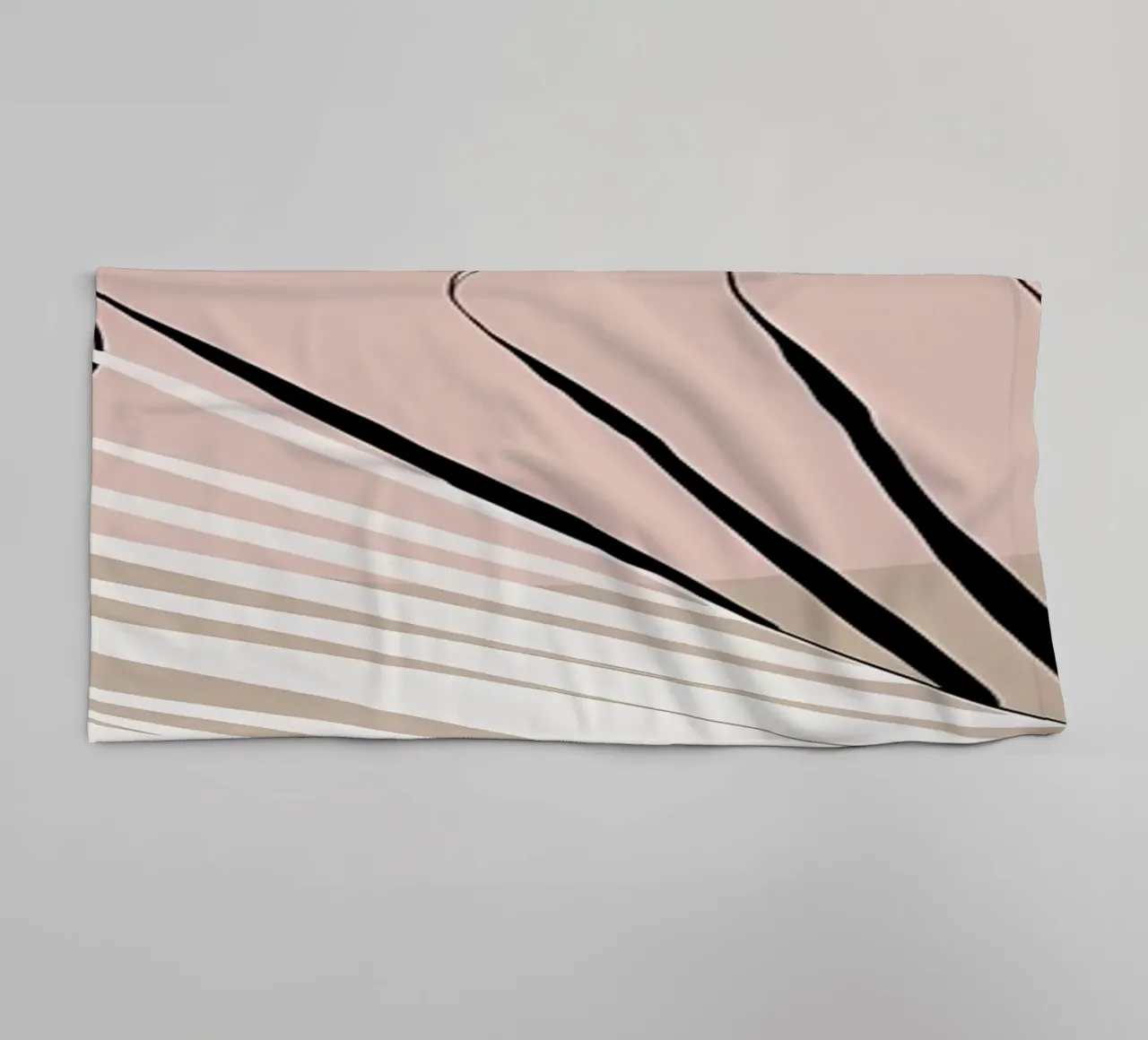 Minimo Yin Yang Palm 1 asciugamano da bagno da Rebecca Clark Wyrick