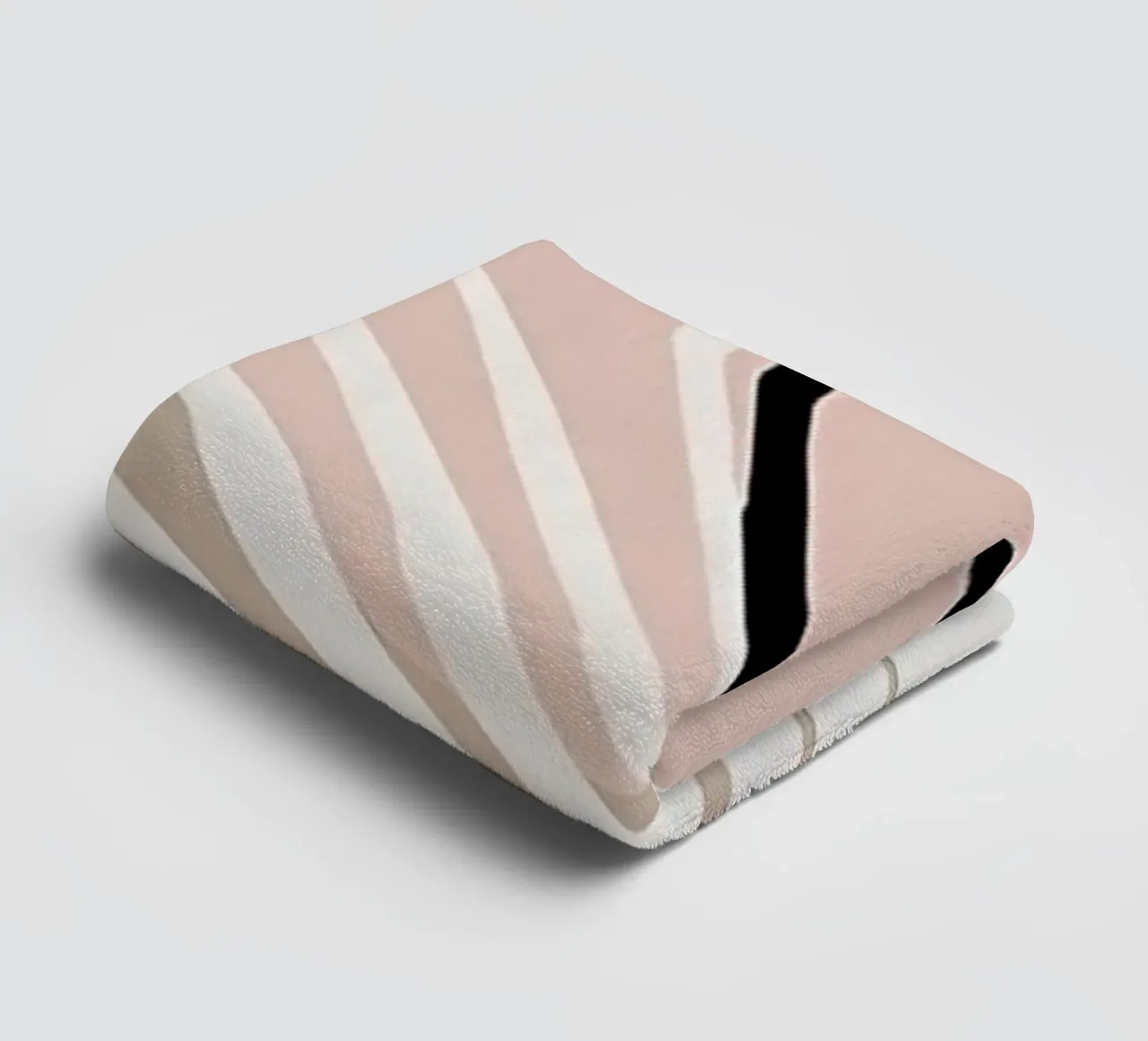 Minimum Yin Yang Palm 1 towel by Rebecca Clark Wyrick