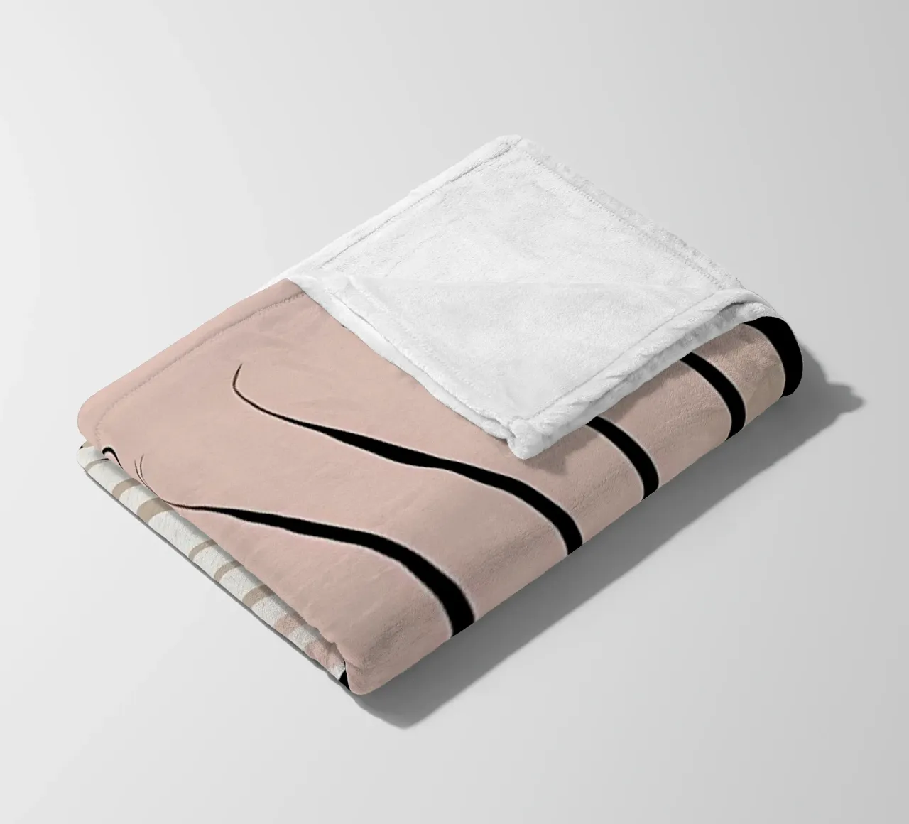Minimo Yin Yang Palm 1 coperta in pile da Rebecca Clark Wyrick