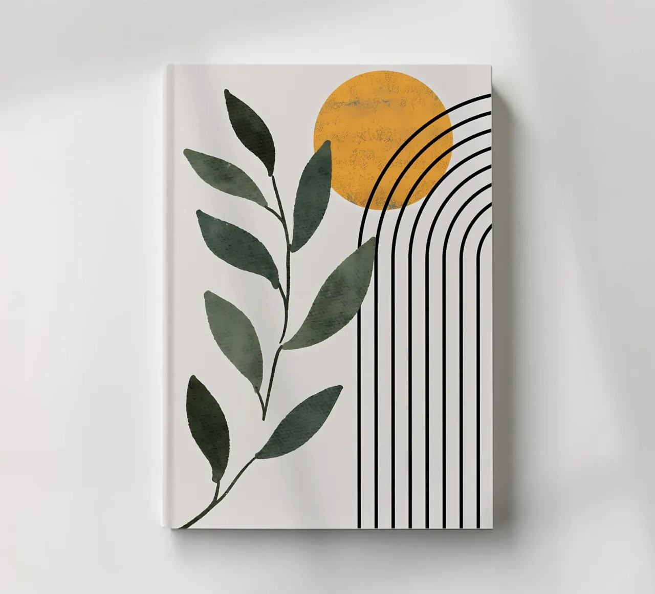 Abstract Botanical Art notebook by Rebecca Clark Wyrick
