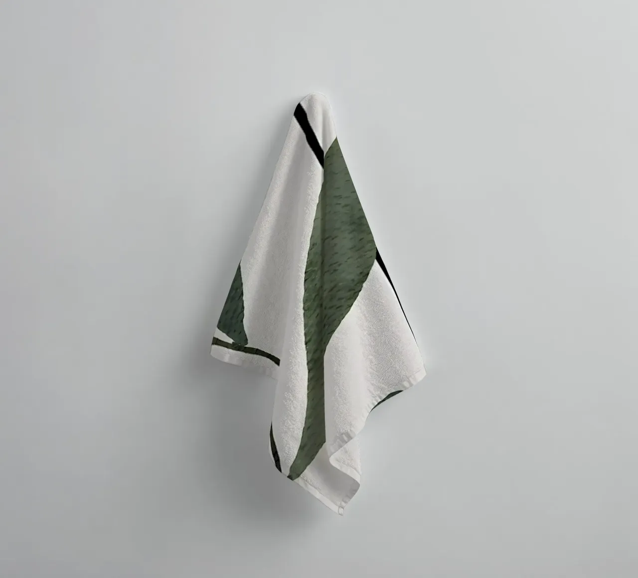 Abstract Botanical Art towel by Rebecca Clark Wyrick