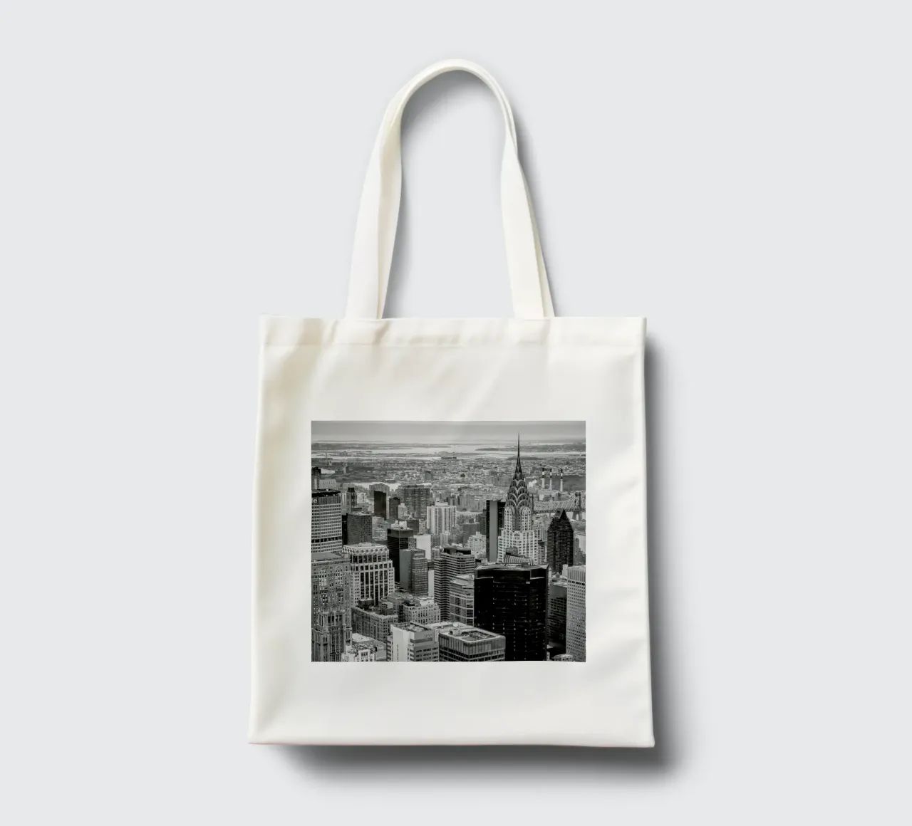 Skyline borsa in juta da JaySan Studio
