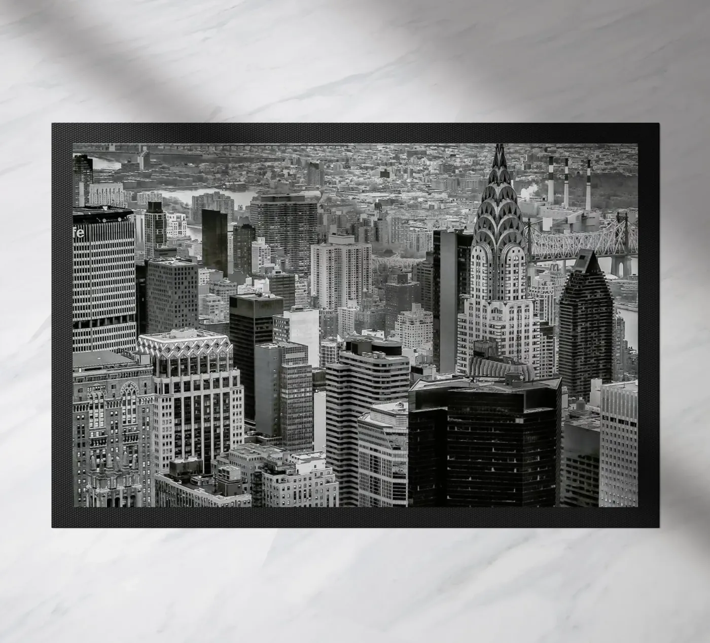 Skyline doormat by JaySan Studio