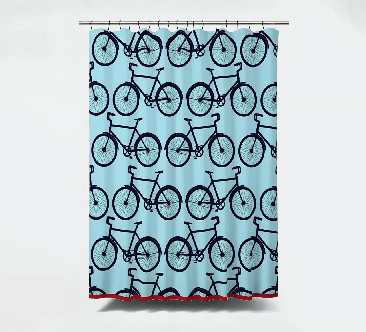 Amsterdam Cyclingr shower curtain by Albert S Jacob