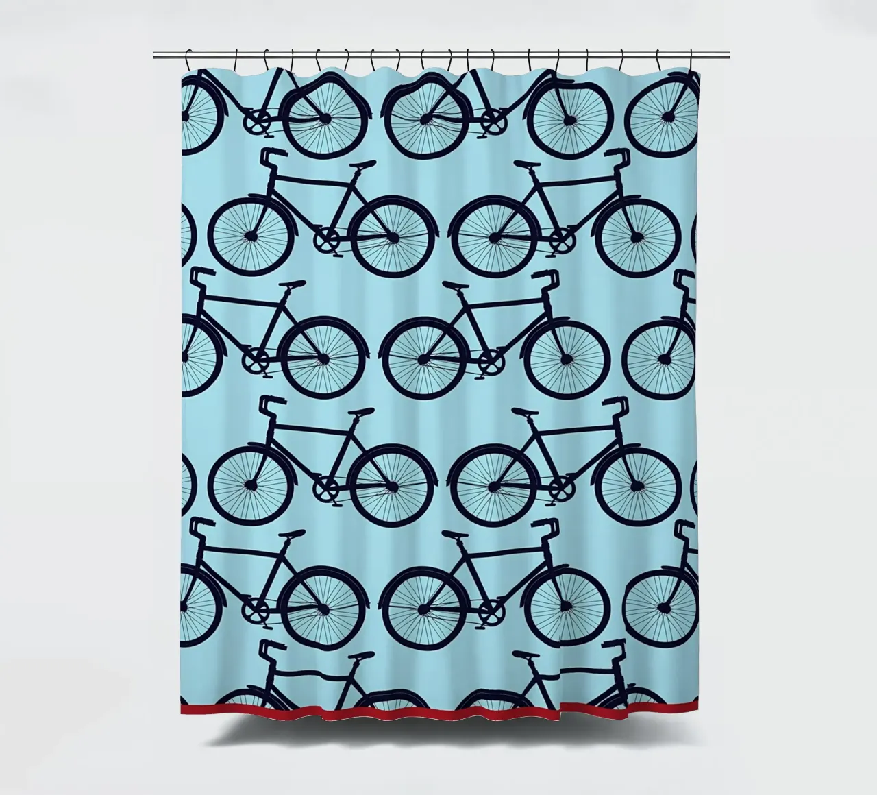 Amsterdam Cyclingr shower curtain by Albert S Jacob