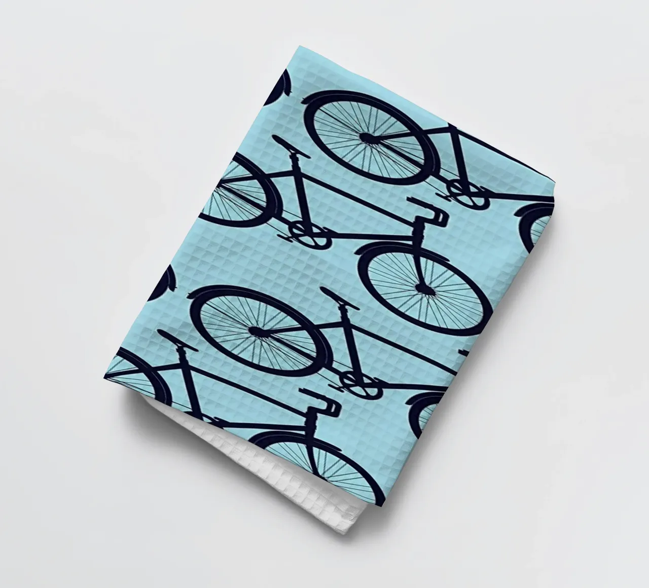 Amsterdam Cyclingr tea towel by Albert S Jacob