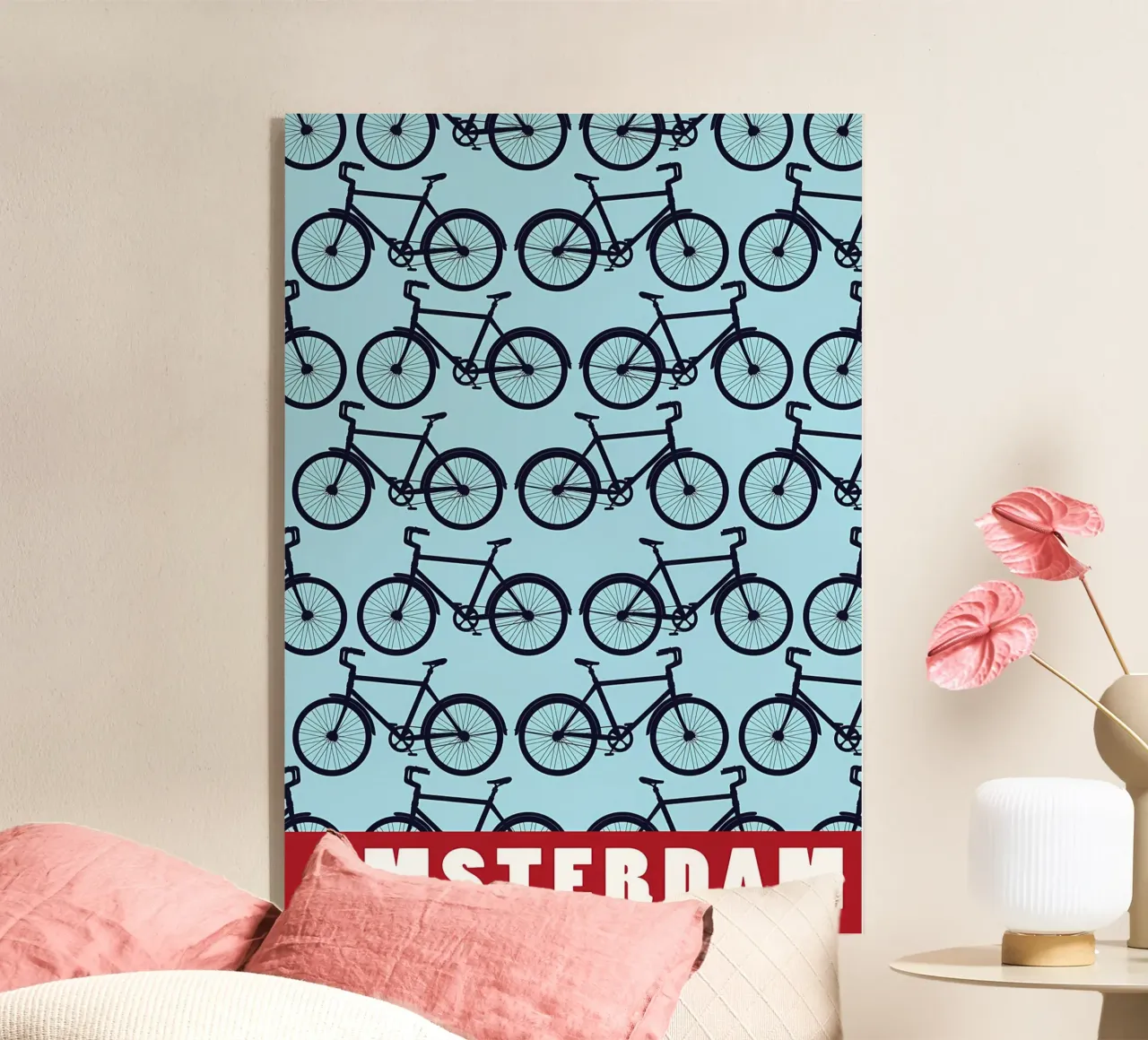 Amsterdam Cyclingr acrylic glass by Albert S Jacob