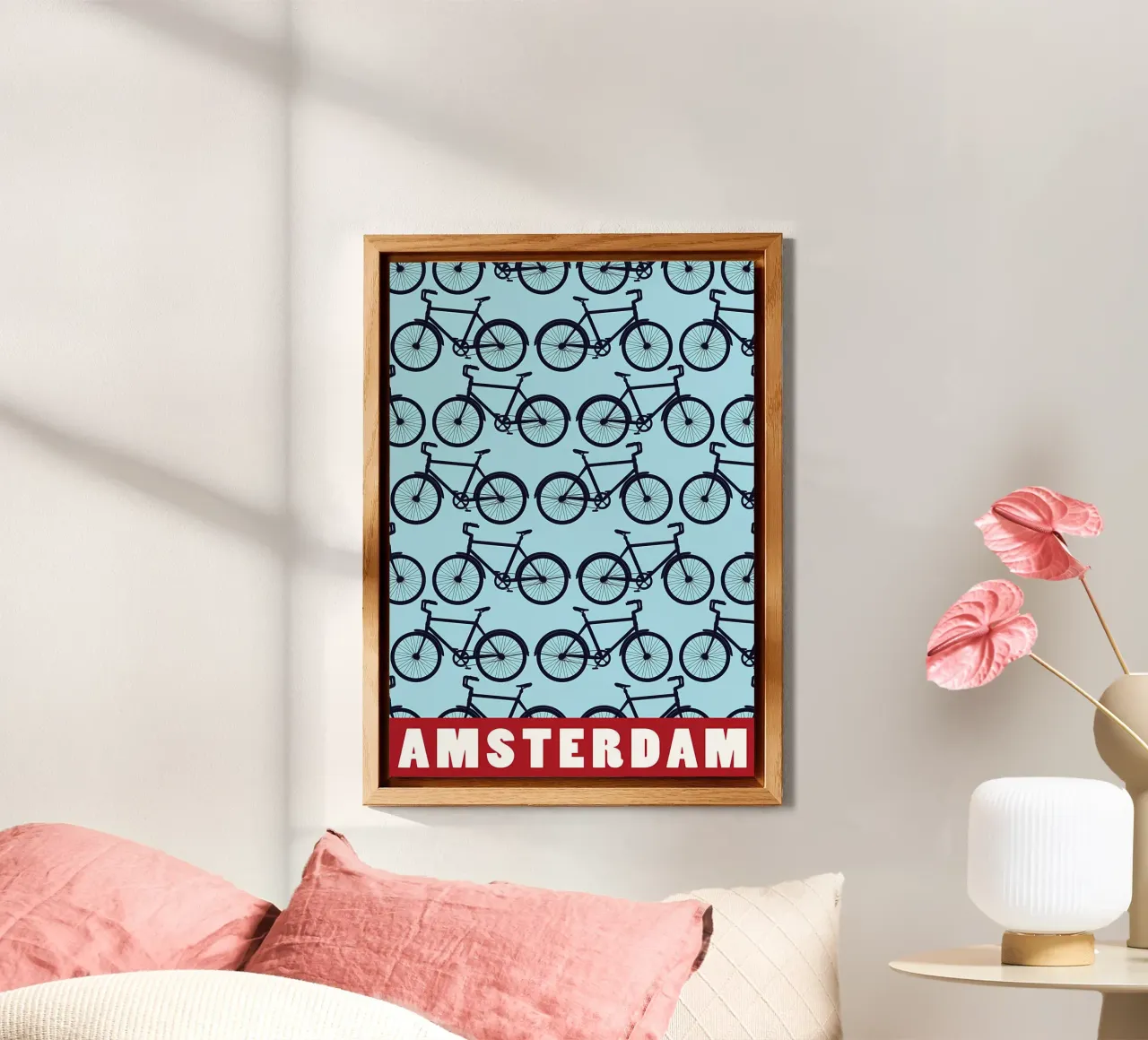 Amsterdam Cyclingr forex plate by Albert S Jacob