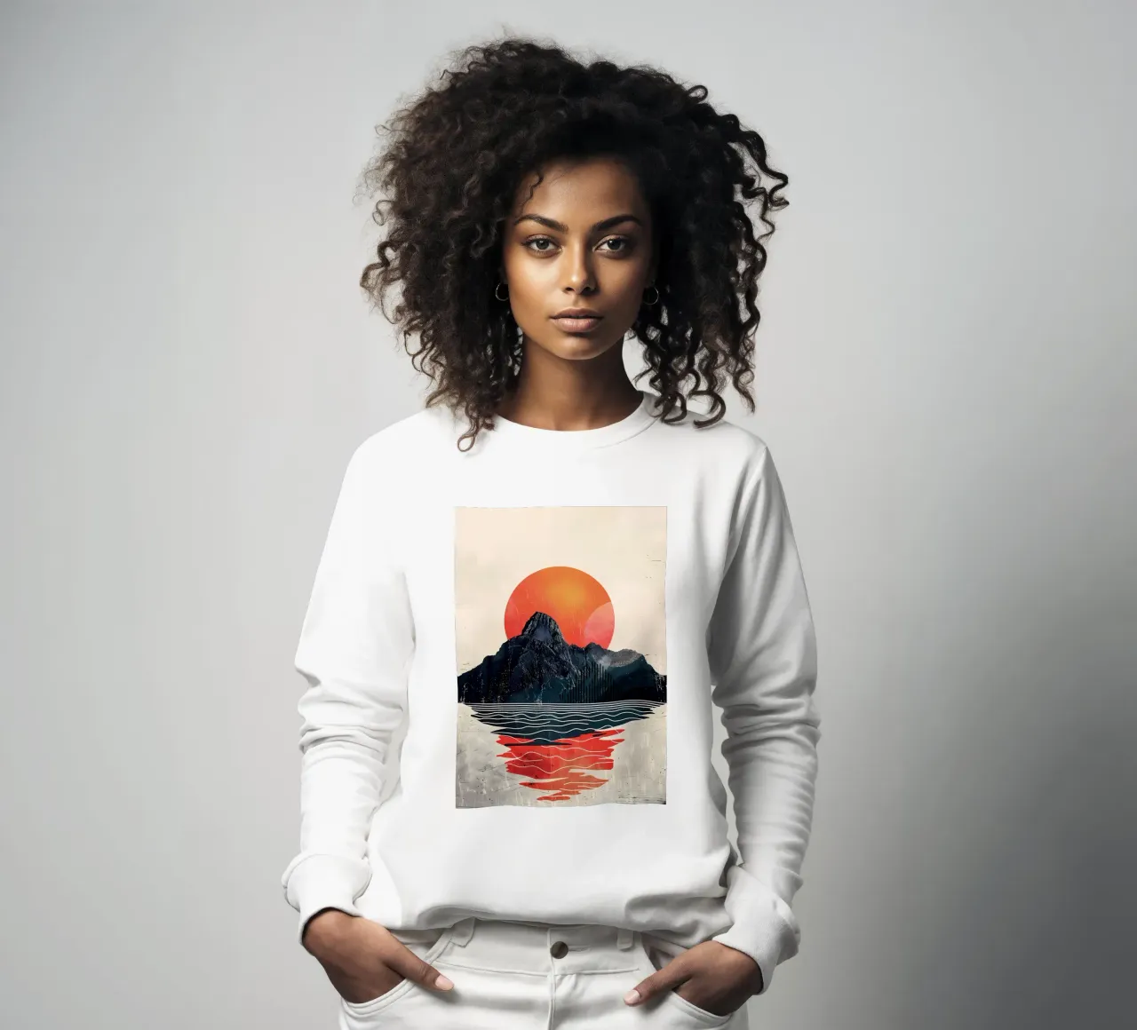 Lava Sunscape felpa da James M Coyle