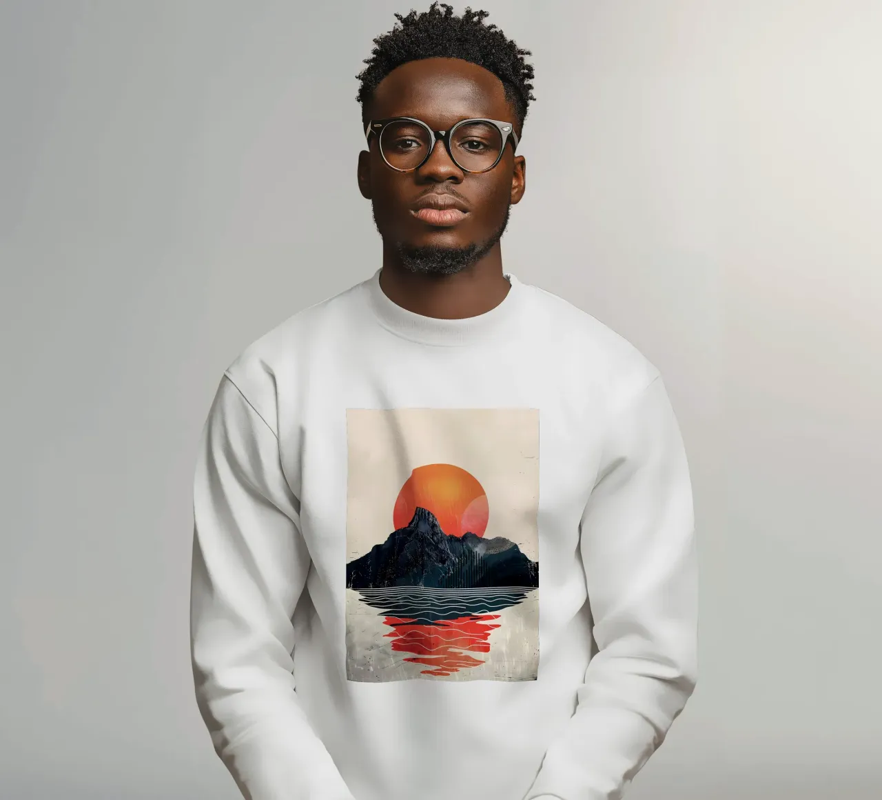 Lava Sunscape felpa da James M Coyle