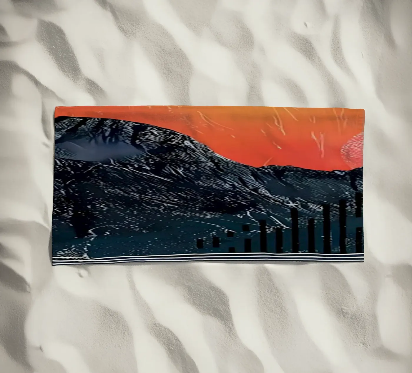 Lava Sunscape telo mare da James M Coyle