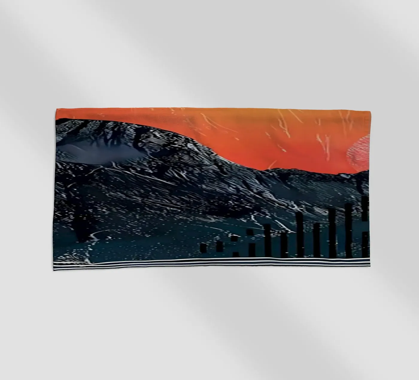 Lava Sunscape telo mare da James M Coyle