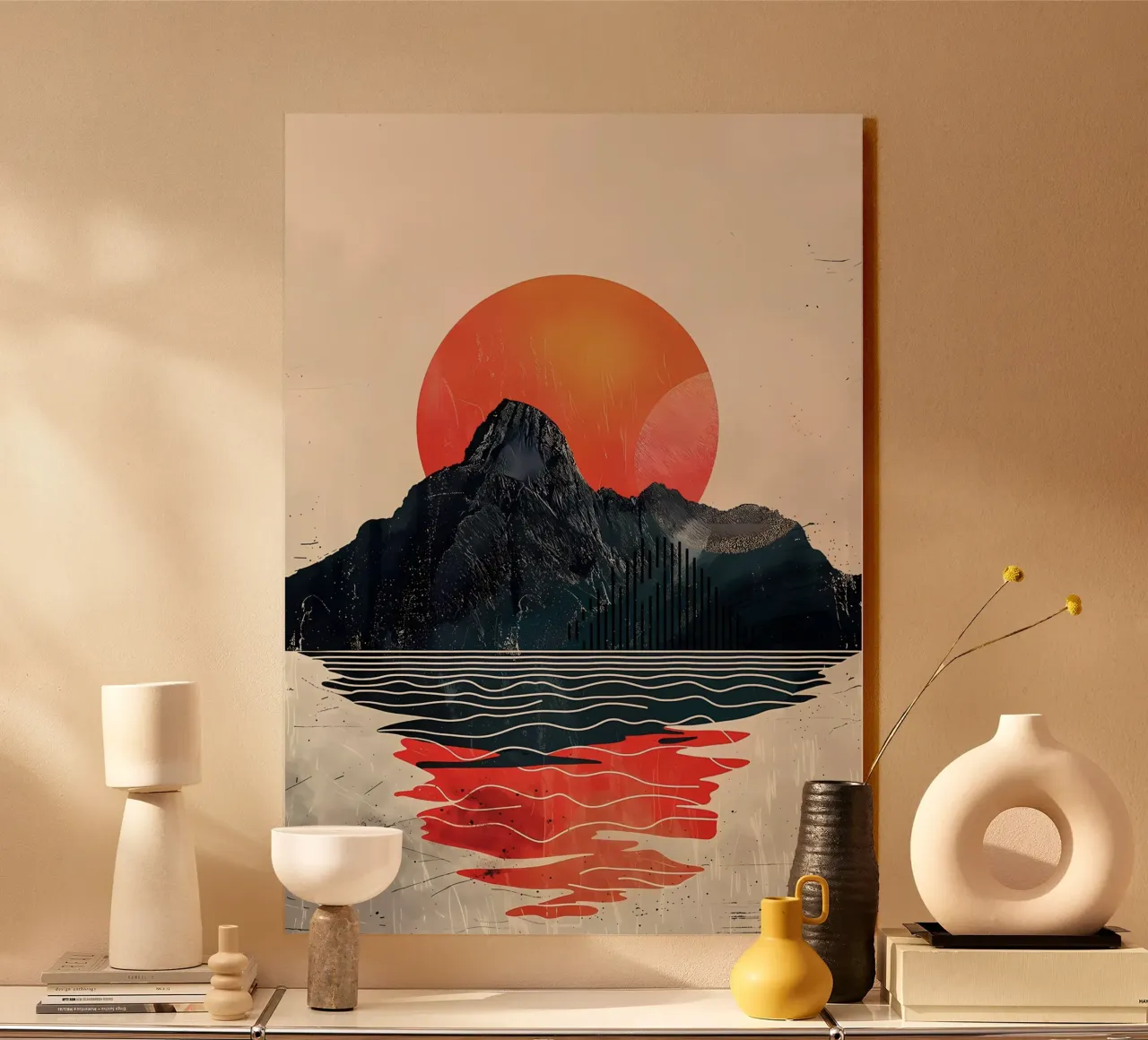 Lava Sunscape alluminio dibond da James M Coyle