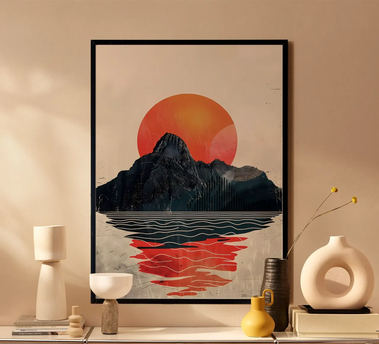 Lava Sunscape poster da James M Coyle