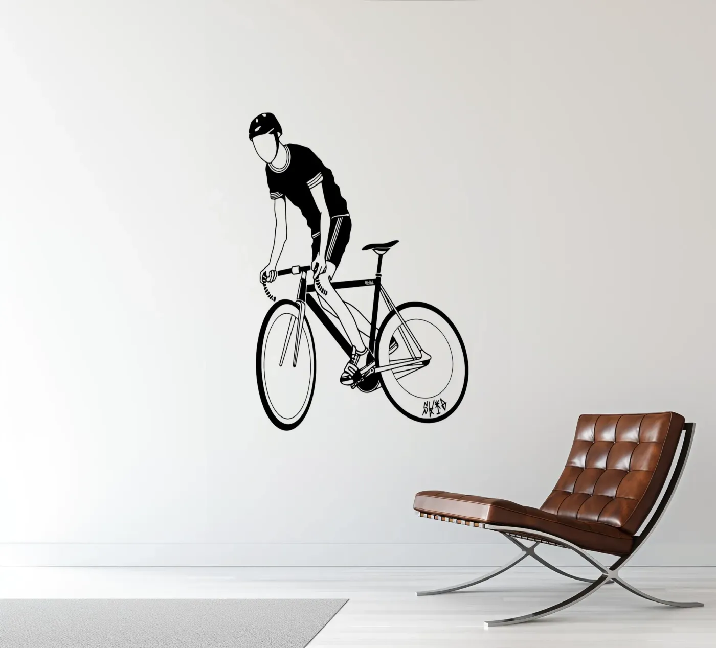Skid fotobehang van Albert S Jacob