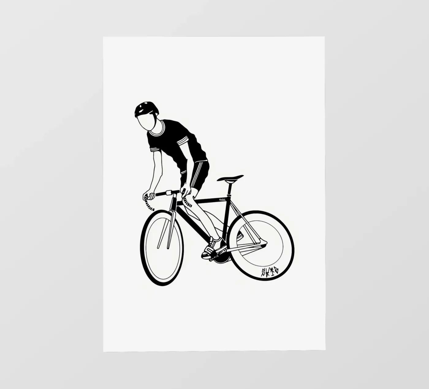 Skid fotobehang van Albert S Jacob